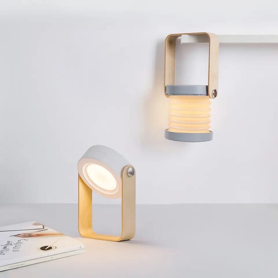 4 In 1 Foldable Table Lamp, Touch Dimmable LED Portable Lantern Light, Rechargeable Camping Lantern Night Light, Wooden Handle Telescopic Lantern Light, Touch Control Dimmable 3 Level Night Light 4 In 1 Foldable Table Lamp, Touch Dimmable LED Portable Lantern Light, Rechargeable Camping Lantern Night Light, Wooden Handle Telescopic Lantern Light, Touch Control Dimmable 3 Level Night Light